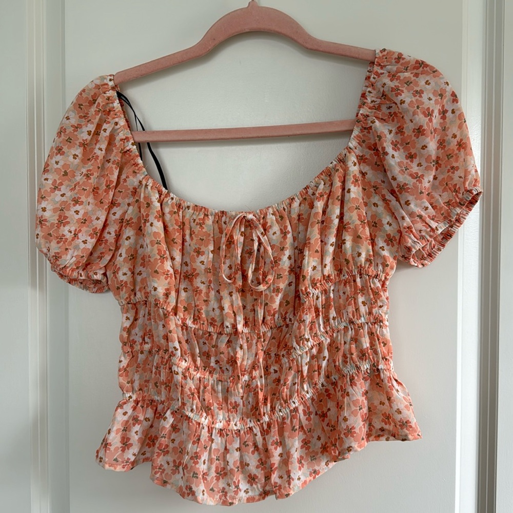 Forever 21 Floral Crop Top
